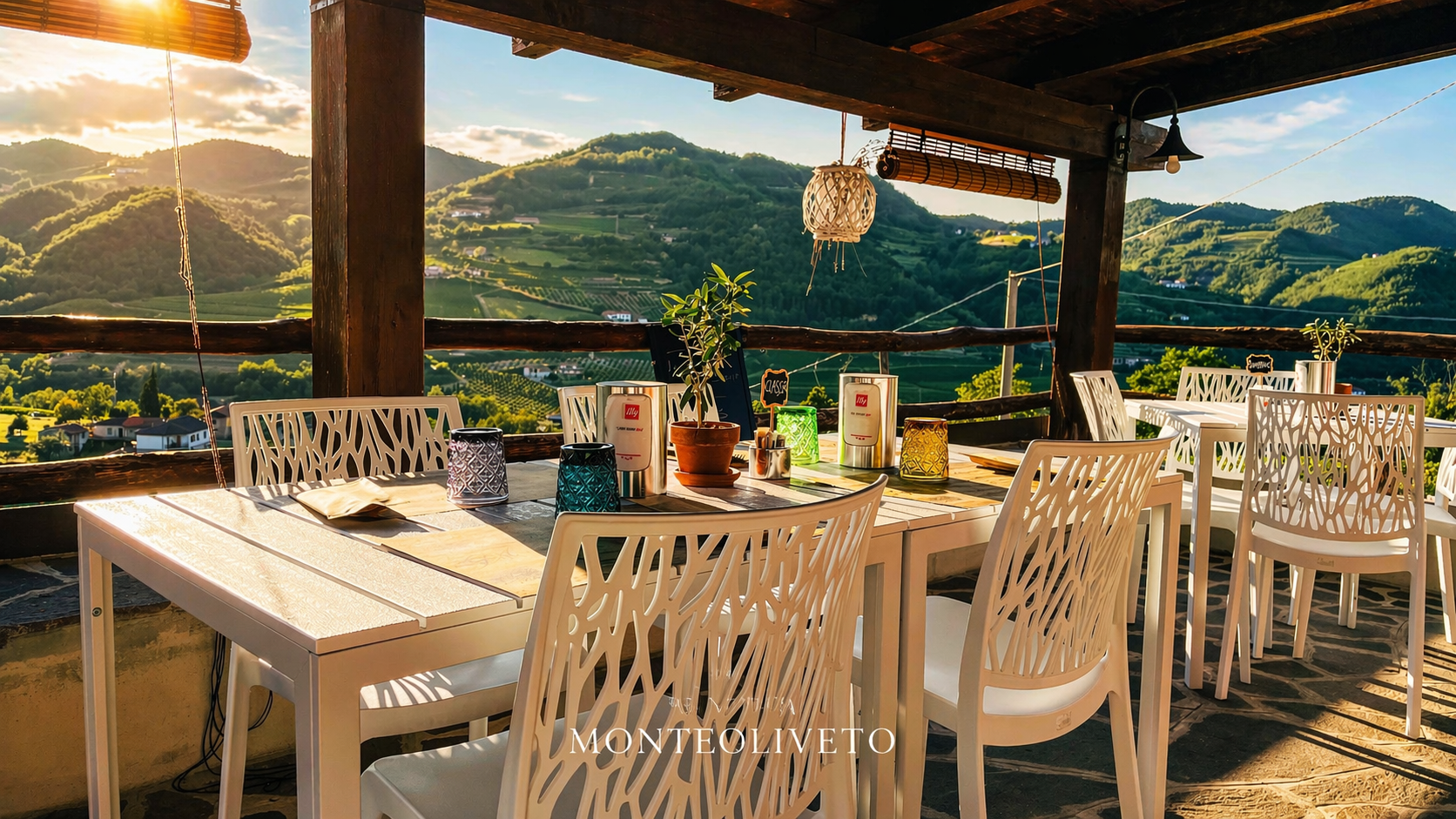 Cena in terrazza sulle Langhe – Tenuta MonteOliveto